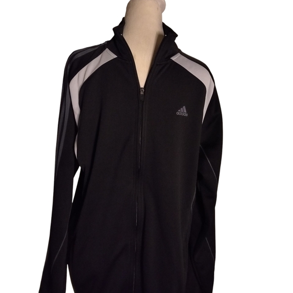 Adidas Men's Climalite Zip front Jacket Size M - Picture 4 of 6